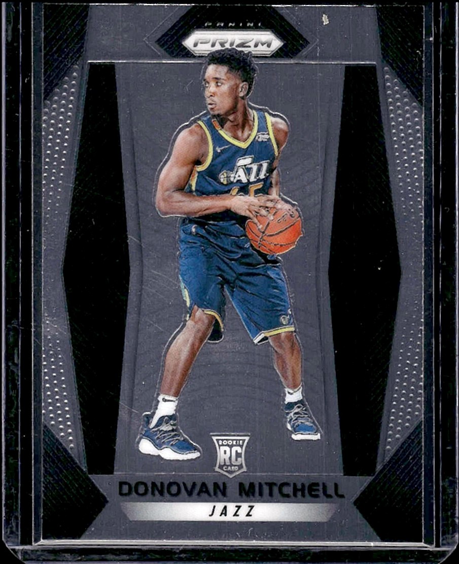 2017-18 Panini Prizm Donovan Mitchell RC #117 Utah Jazz