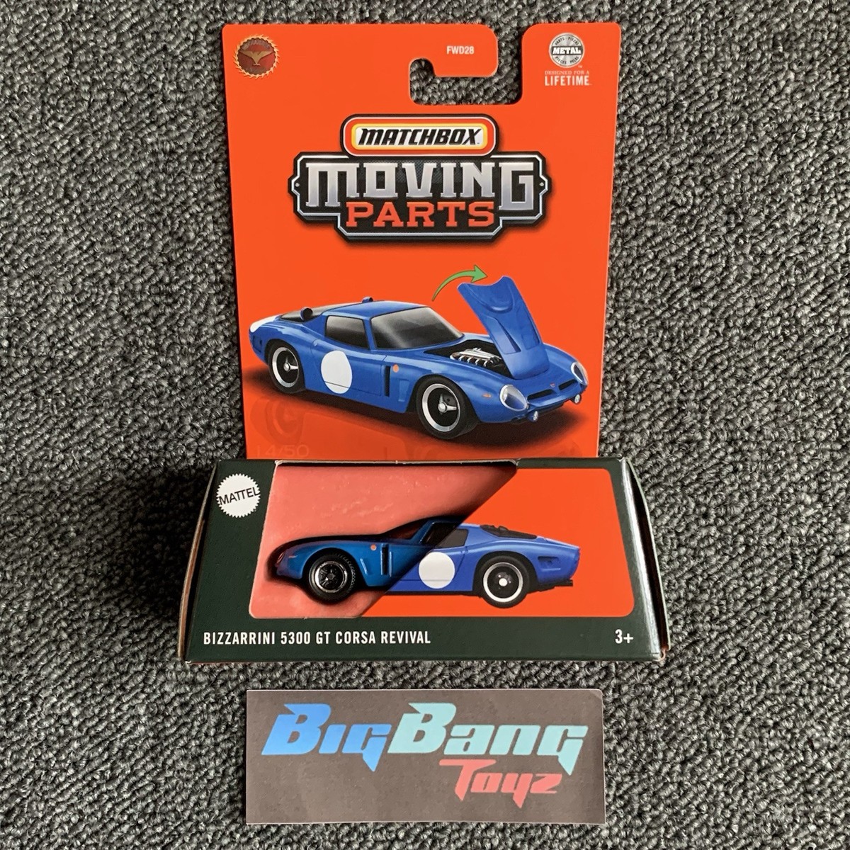 Matchbox Bizzarrini 5300 GT Corsa Revival #14 Moving Parts 2025