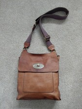 Mulberry Anthony Large Full size Darwin Oak Leather Crossbody Messenger bag
