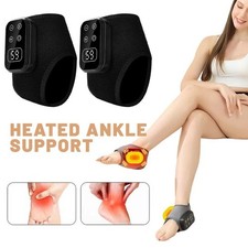 Electric Foot Ankle Massager Vibration Infrared Hot Compress Joint Pain Relieve
