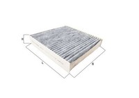 Innenraumfilter Mahle Lak 98 Aktivkohlefilter FüR Mercedes W163 Klasse 230 163