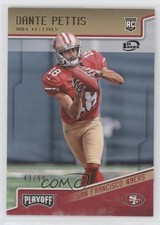 2018 Panini Playoff Rookies 1st Down 43/99 Dante Pettis #218 0o0