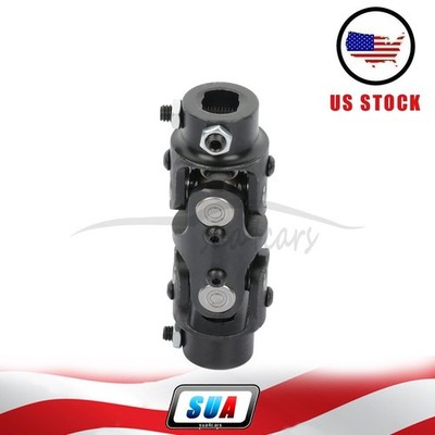 1 pcs New Universal Steering 3/4'' DD X 3/4'' DD Black Double  U-Joint