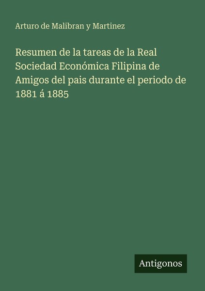 Resumen De La Tareas De La Real Sociedad EconóMica Filipina De Amigos Del Pais D-image