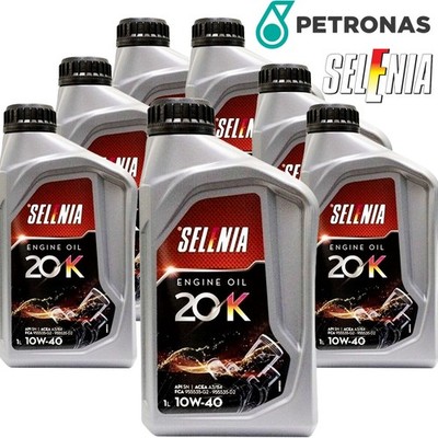 7L Genuine Petronas Selenia Engine Oil 10W40 20K Acea A3/B4 API SN MB 229.3