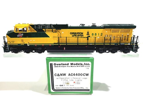 Overland OMI C&NW GE AC4400CW Chicago Northwestern #8812 HO modelo de latón #6546.1 | Zustand: Used