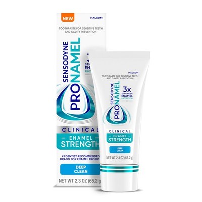 Toothpaste Enamel Strength Deep Clean Sensodyne Pronamel 2.3 Ounce Clinical