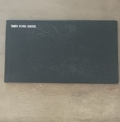  1973 Tampa Flying Service Pilot Logbook Cessna 172 Flight Training 