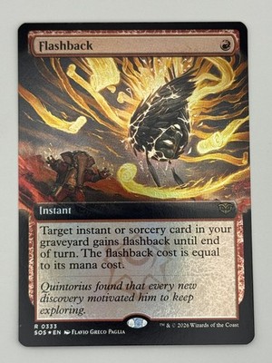 MTG: Flashback (Extended Art Foil) Secrets of Strixhaven SOS #333 EN