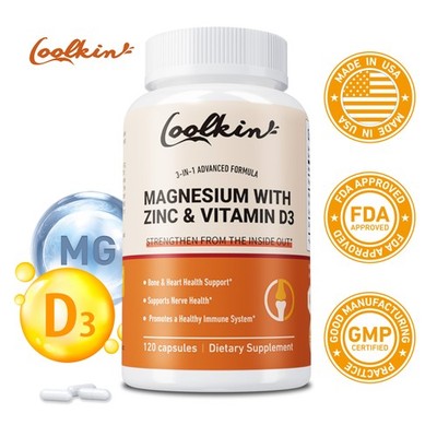 Magnesium, Zink Und Vitamin D3   Mit Magnesiumcitrat, -glycinat Und -malat