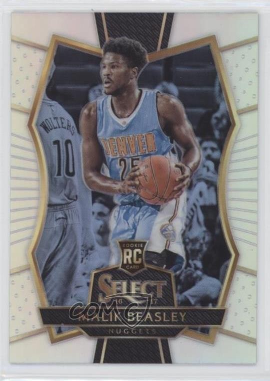 2016-17 Panini Select Premier Level Silver Prizm Malik Beasley #176 0g4t