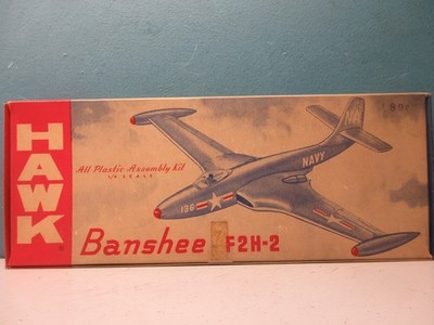 HAWK 1/48 BANSHEE F2H-2  #501 vintage 1949