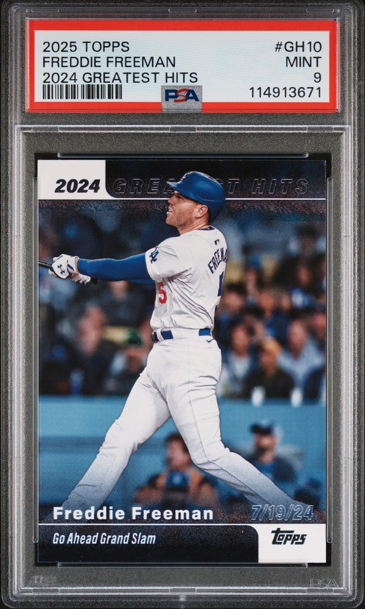 2025 Topps Series 1 - 2024 Greatest Hits Freddie Freeman #GH-10