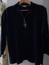 Damenpulluver von Bexleys Gr 44/46 Baumwolle/Modal Top Zustand