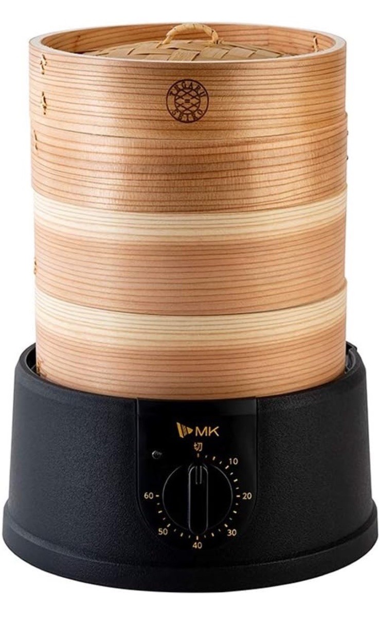 MK Seiko Steamer Two-Tier Set 21cm Electric Steamer 100V Japan