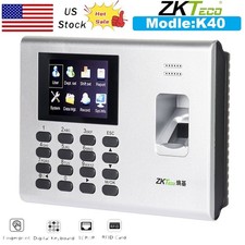 ZKteco K40 TCP/IP Biometric Fingerprint Time Clock Access Control Attendance Kit