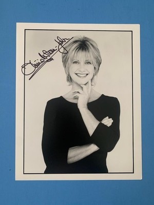 Olivia Newton-John Hand Signed Publicity Photo