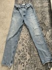 AGOLDE Women’s 90s Light Wash Blue Straight Leg High Rise Distressed Jeans 24 — photo 1