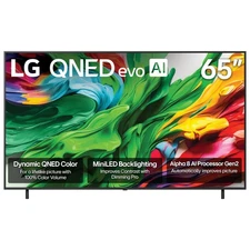 LG 65 inch Class QNED85A Series 4K evo AI 120Hz MiniLED Smart TV webOS 25 (2025)