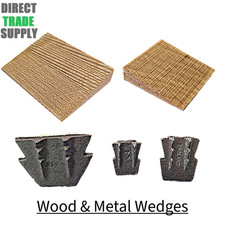 Hardwood & Steel Wedges Multiple Sizes For Hammer / Axe Repairs