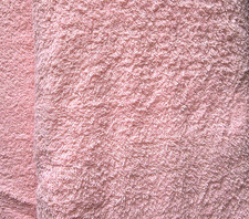 Terry Cloth Baby Pink 45" Wide Absorbent Cotton Fabric by the Yard