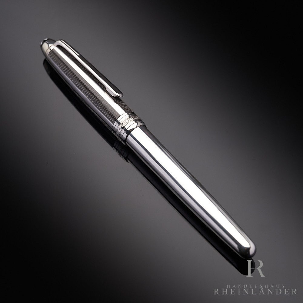 Montblanc Meisterstück Solitaire Silver Fibre Guilloche Classique