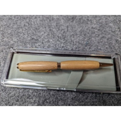 Slimline Twist Pen Gold finish Black Limba Body Hand Turned Pen