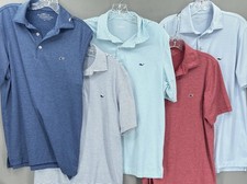Vineyard Vines Polo Shirt Mens Small Lot 5 Striped Sankaty Performance Golf OTG