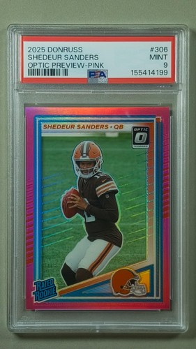 2025 Shedeur Sanders [Pink Optic Preview] #306