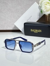 Balmain B-I BPS-278 Sunglasses 57-19-145 Square Frame Unisex UV400