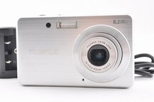 Fujifilm FinePix J10 8.2MP Compact Digital Camera Silver 3x Zoom From Japan