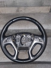 HYUNDAI IX35 MK1 2010-2015 LEATHER MULTI FUNCTION STEERING WHEEL 56100-2Y610