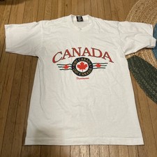Vintage Vancouver Canada T Shirt Mens Size Medium 90s Travel Sailing Made In USA
