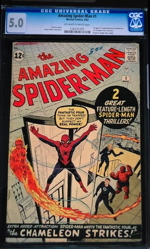 Amazing Spider-Man #1 CGC 5.0 OW **1ST ISSUE** - Open to Trades & Time-Payments!