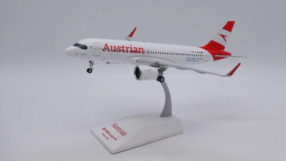 JC WINGS AUSTRIAN AIRBUS A320 1:200 MODELO DIECAST LH2AUA441 EN STOCK Foto 2 de 3