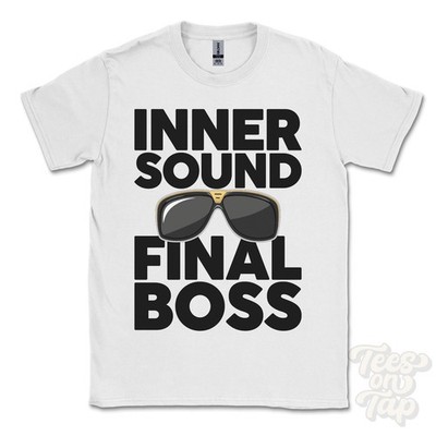 INNER SOUND FINAL BOSS T-SHIRT funny xmas gift bamburgh portree northumberland