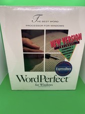 WordPerfect for Windows V 5.2 - New Version ExpressDocs, Grammatik 5, Etc. New 