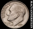 1955 Silver Roosevelt Dime-Scarce Better Date No Reserve #i3031