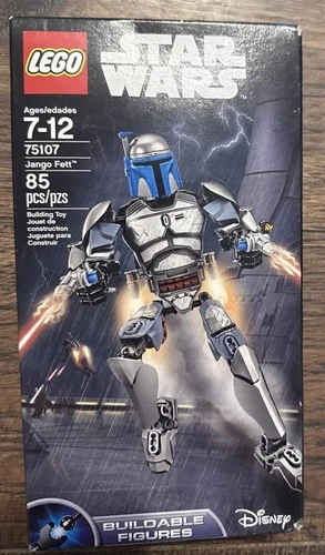 Lego Star Wars 75107 ~ JANGO FETT ~ NISB retired BUILDABLE FIGURE Disney Posable