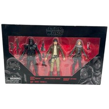 Star Wars Black Series Death Trooper Captain Cassian Jyn Erso 3 Pack 6  Figure
