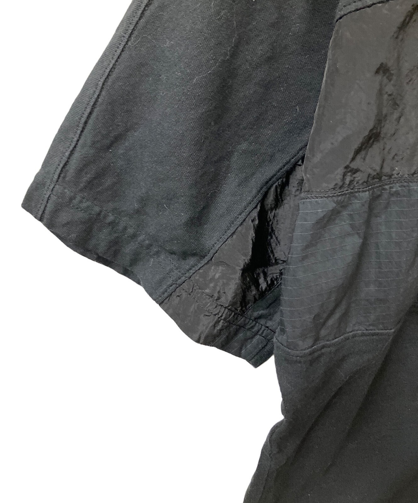 STONE ISLAND Short-sleeved top Size: L Black 761520155 Men thumbnail 3