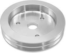 Swp Short Water Pump Crank Pulley Double Groove Chevy Bbc 396-454 1965-68