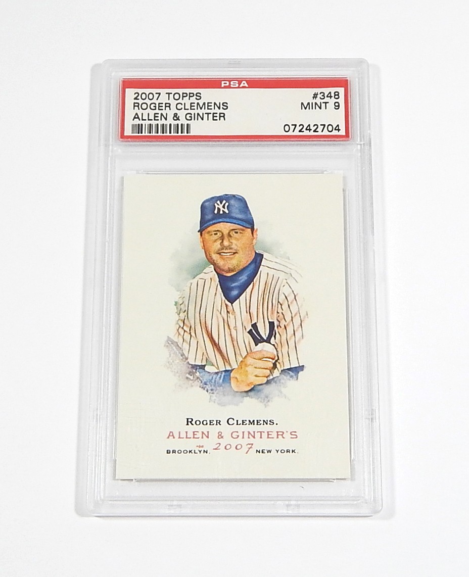 2007 Topps Allen & Ginter Roger Clemens #348 PSA 9