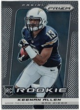 2013 Panini Prizm Keenan Allen Rookie Card RC #252 Chargers. rookie card picture