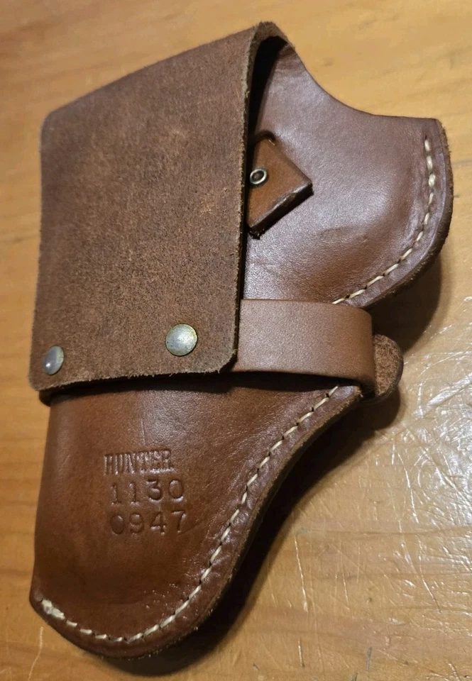Hunter #1130 Leather Belt Holster for Ruger Redhawk Alaskan Revolver 2.5" - XLNT - Image 3 of 4