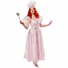 Glinda Deluxe The Wizard of Oz Good Witch Book Week Adult Womens Costume