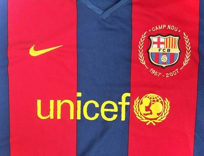 FC バルセロナ2007〜08シーズン カンプ・ノウ50周年記念 ユニホーム Vintage Nike Barcelona 2007 2008 Camp Nou 50th Anniversary Home