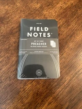 Field Notes Notebooks Preacher Brand New Sealed 3 Notebooks 