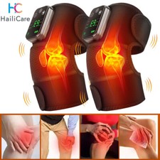 1/2Pcs Adjustable Heat Vibration Knee Pad - 3-in-1 Massager for Pain Fatigue