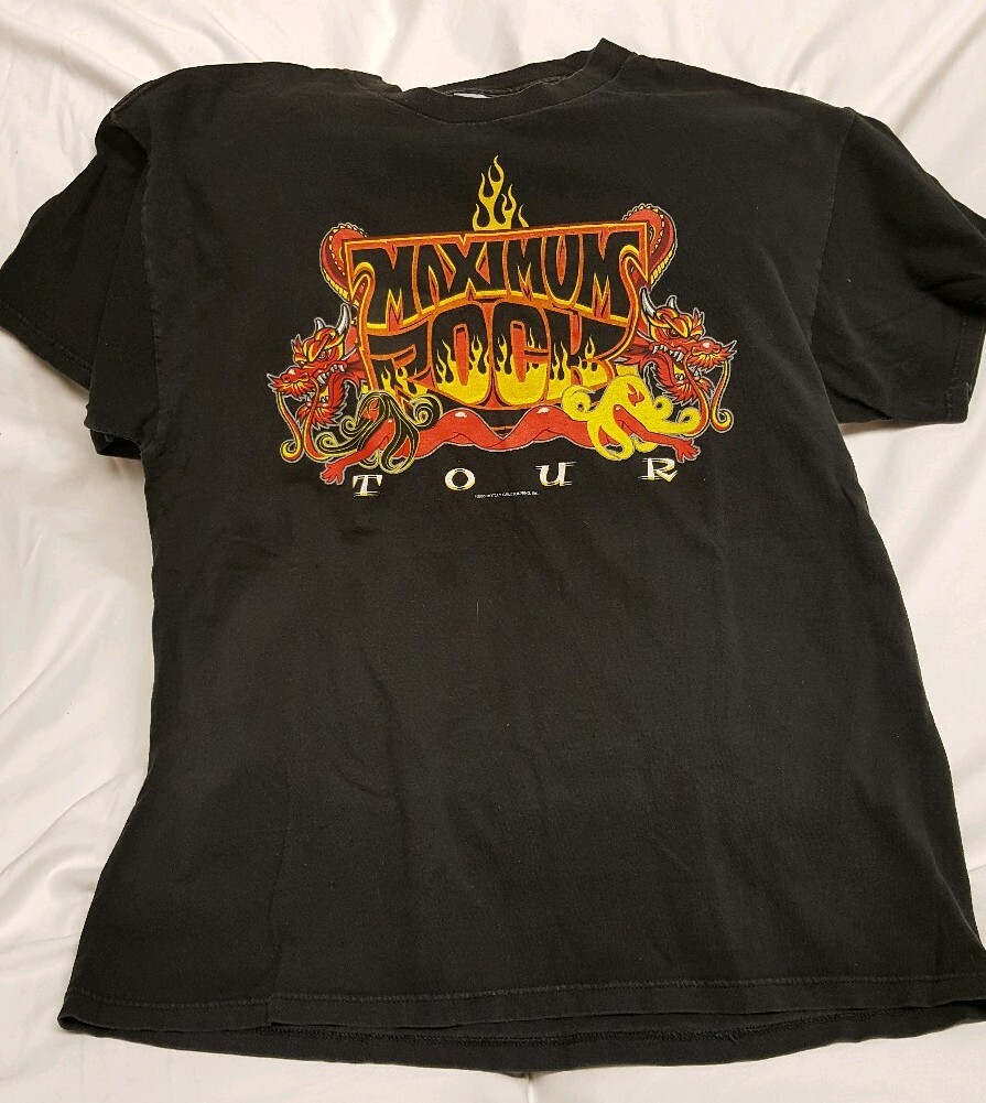 Vintage 2000 Maximus Rock Tour Megadeth Anthrax Motley Crue size